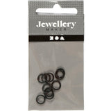 Creativ company creotime ringen zwart 1 x 5 x 7 mm 50 stuks
