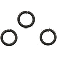 Creativ company creotime ringen zwart 1 x 5 x 7 mm 50 stuks