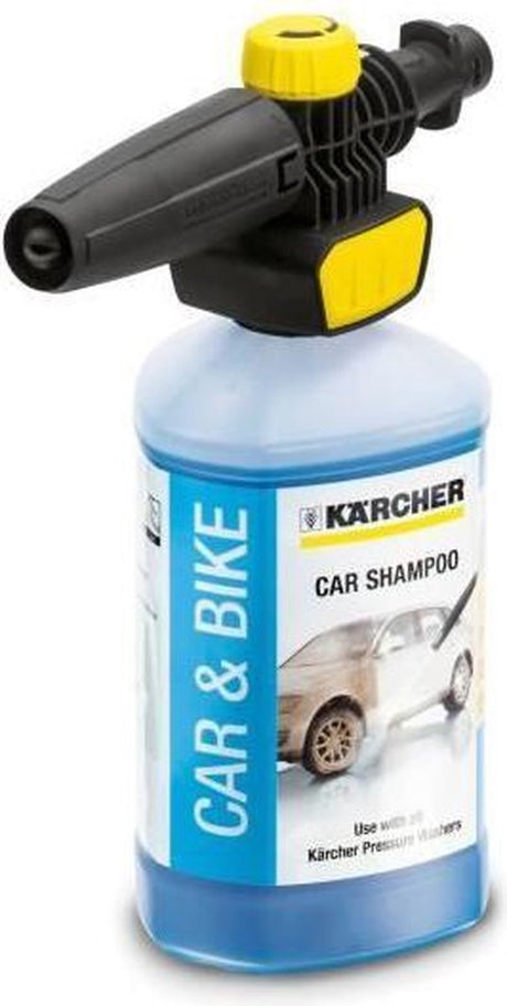 Kärcher connect 'n' clean fj 10 c gelb schwarz schaumdüse set mit autoshampoo
