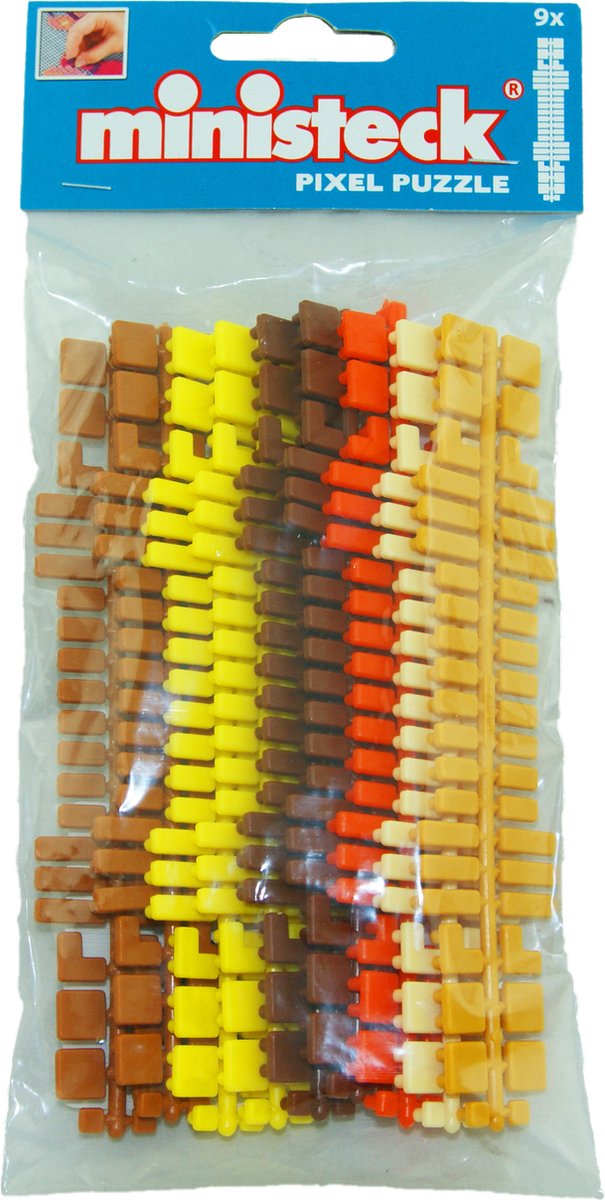 Ministeck uitbreidingsset kleurenstrips 9-delig 31664