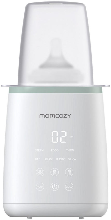 Momcozy flessenwarmer 6-in-1 – melk babyvoeding – 24u warmhouden – voor flessen, potjes zakjes