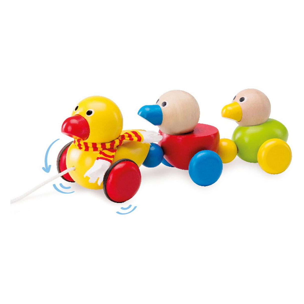 WonderWorld Wooden Trekins Family Duck