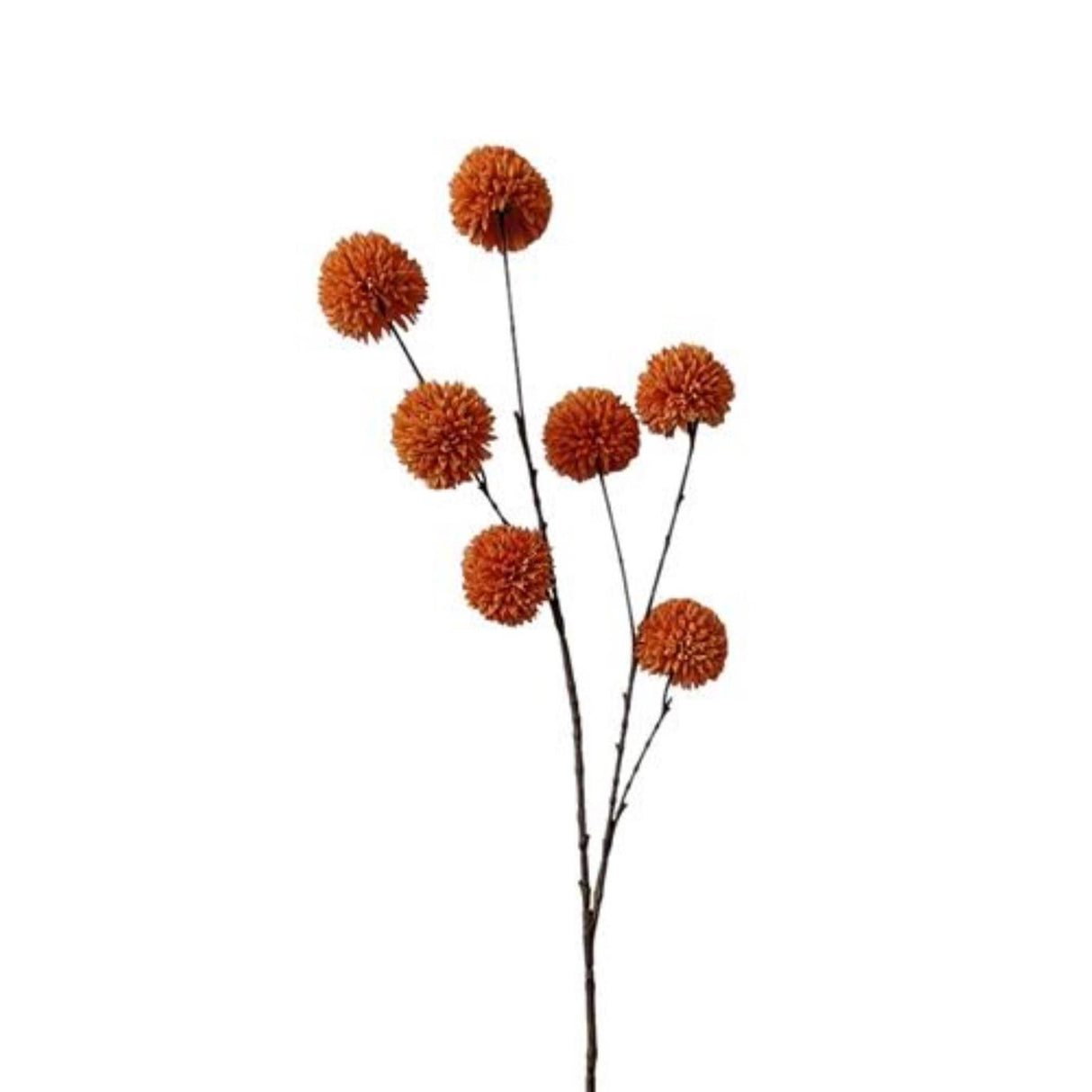 Roberts collection kunsttak pompom oranje 98cm