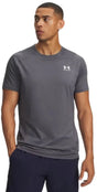 Under armour ua hg armour fitted ss-gry heren sportshirt - castlerock - wit m