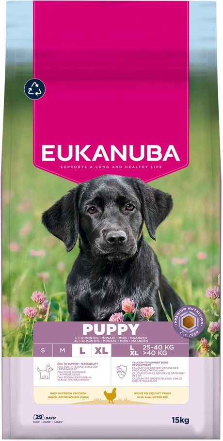 Eukanuba puppy large - hondenvoer - kurkuma - hoogwaardig eiwit - grote rassen