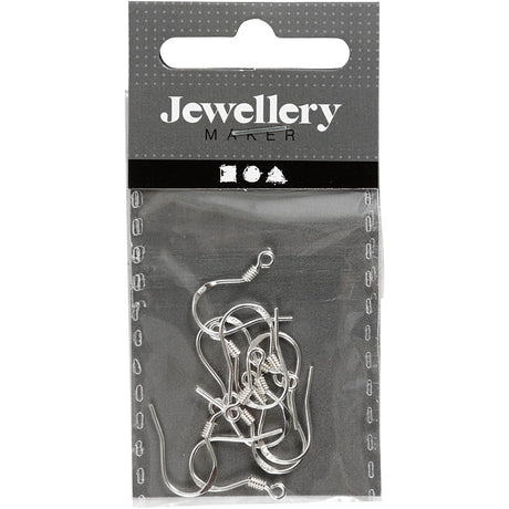 Creativ company https: www.cchobby.nl oorbelhaaken-l-14-mm-zilver-10-stuk-1-doos
