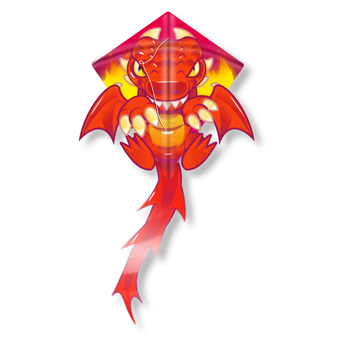 Drakar redo 2 Fly Pop-Up Mini Nylon Vlieger Dragon