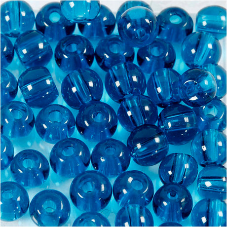 Creativ company http: www.cchobby.nl glas-kralen-d-4-mm-gatgrootte-1-mm-turquoise-45-stuk-1-doos
