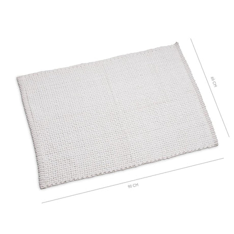 Wicotex badmat classic braid 60x90 wit