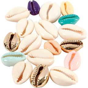 Creativ company schelpen kralen 20 mm pastel 75 stuks