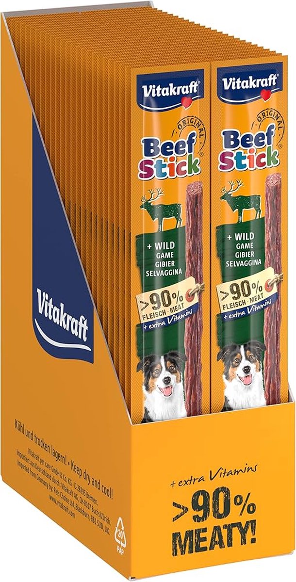 Vitakraft beefstick hond wild - 50 stuks