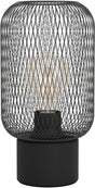 Eglo wrington tafellamp - e27 - 28,5 cm - zwart