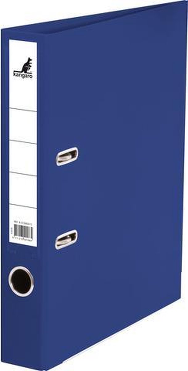 Kangaro ordner a4 - 2-rings - donkerblauw - rugbreedte 50mm