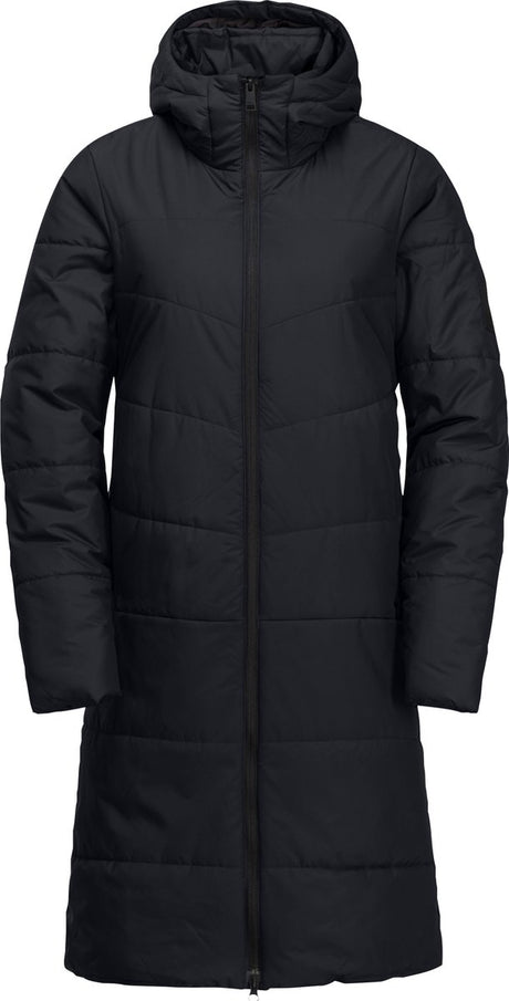 Jack wolfskin deutzer coat w dames outdoorjas - dark navy - maat l