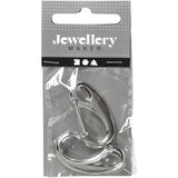 Creativ company https: www.cchobby.nl sleutelhaak-l-30-mm-b-15-mm-verzilverd-2-stuk-1-doos