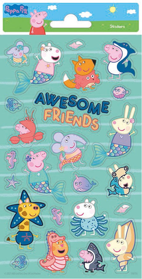 Peppa pig stickervel twinkle -