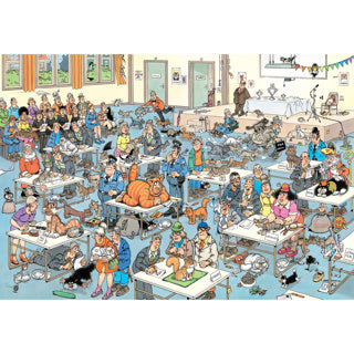 Jumbo jan van haasteren legpuzzel - de kattenshow, 2000st.