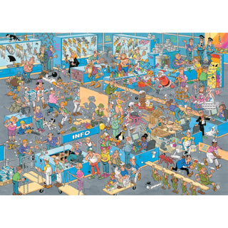Jumbo jan van haasteren legpuzzel - de bouwmarkt en de verbouwing, 2x1000st.