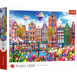 Trefl puzzel kleurvol amsterdam 1500 stuks | 2 stuks