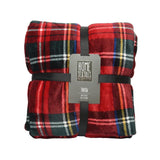 Decoris plaid polyester flanel ruit 150x200cm