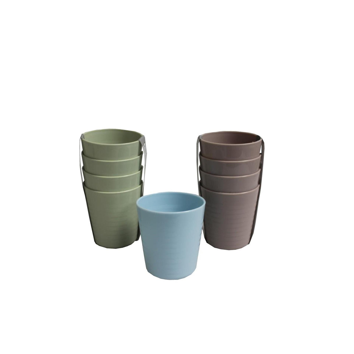 Beker kunststof 25cl ø7,5xh8,5cm set a 4 stuks