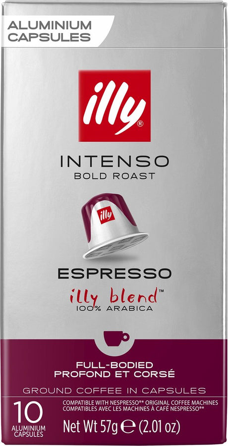Illy espresso intenso koffiecups - 10x 10 stuks - 100 koffiecups