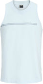 Jack jones jack jones - jcofusion chest brand sleveless tee crew - heren- t-shirts