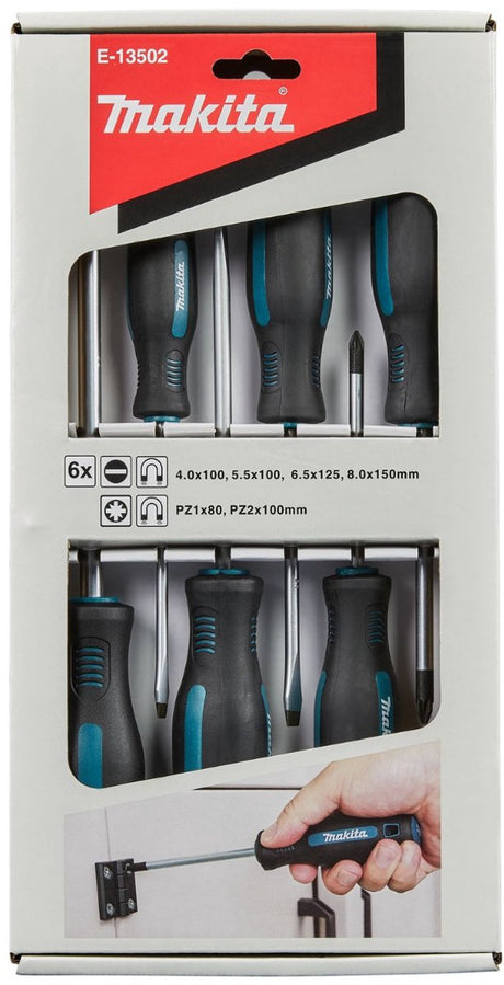 Makita 6-delig schroevendraaierset pz sl - e-13502