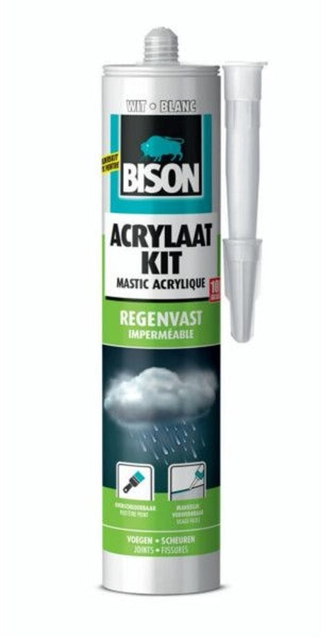 Bison acrylaatkit exterieur wit