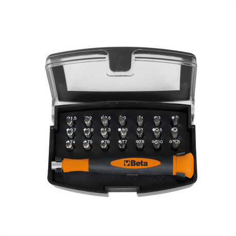 Beta micro schroevendraaier set - 21 delig - magnetische bithouder - precisiewerk - compacte opbergbox