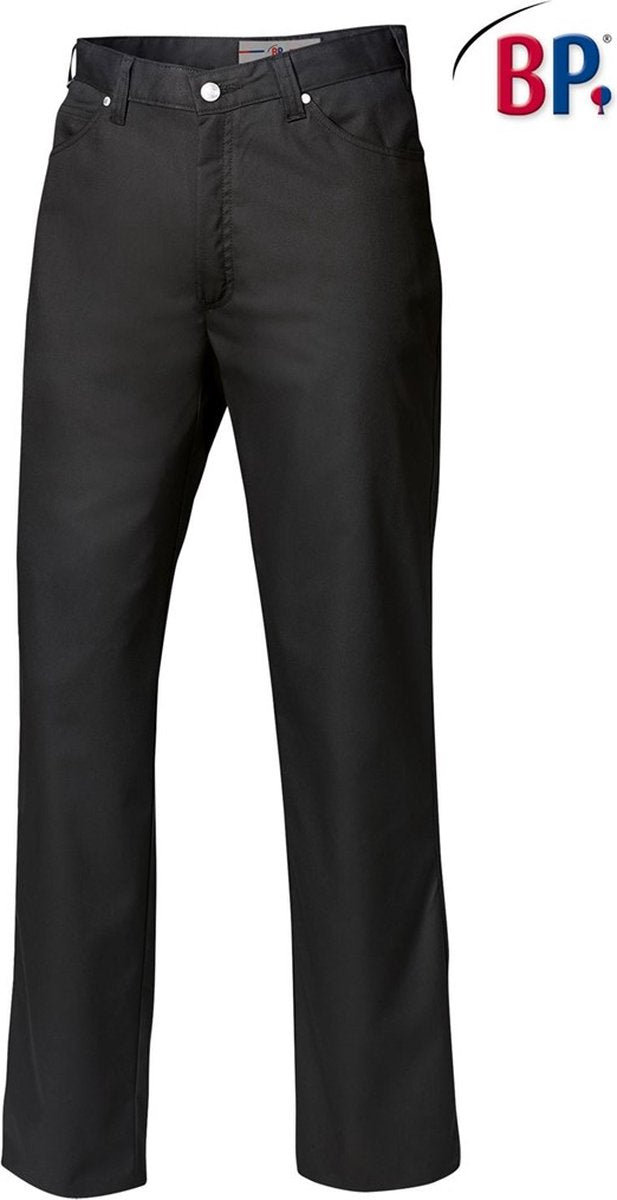 Bp 1669-686-32 herenjeans werkbroek zorgbroek - zwart - 50n 50
