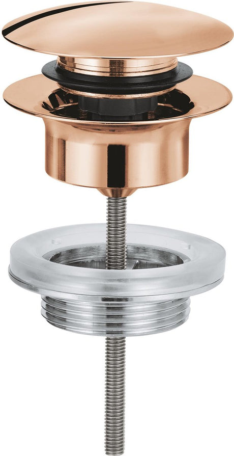 Grohe afvoergarnituur - push-open - warm sunset (brons)