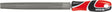 Yato semi-circulaire metalen dossier 150mm #2 6183