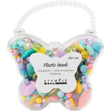 Creativ company http: www.cchobby.nl plastic-kralen-d-5-35-mm-gatgrootte-1-8-mm-diverse-kleuren-193-gr-300-ml-1-doos
