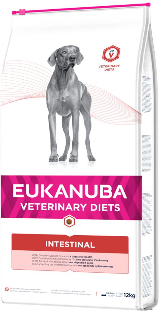 Eukanuba veterinary diets - droog hondenvoer - intestinal - dieetvoeding - 12kg
