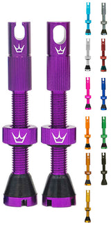Peaty's chris king mk2 tubless valves - 42mm | matte mango
