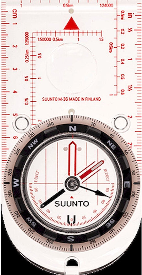 Suunto m-3 plaatkompas global - transparant