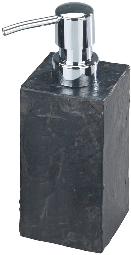 Wenko zeepdispenser slate rock antraciet polyresin 250ml - zeeppompje