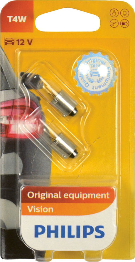 Philips autolamp t4w 12v4 ba9s b2