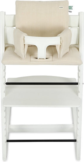 Trixie stoelverkleiner - bliss beige - perfect voor stokke tripptrapp - eetstoelkussen - beige
