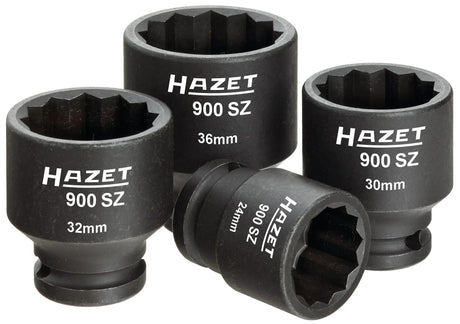 Hazet steckschlüsselsatz 900sz 4 machine plug-in set 1 2 6-edge