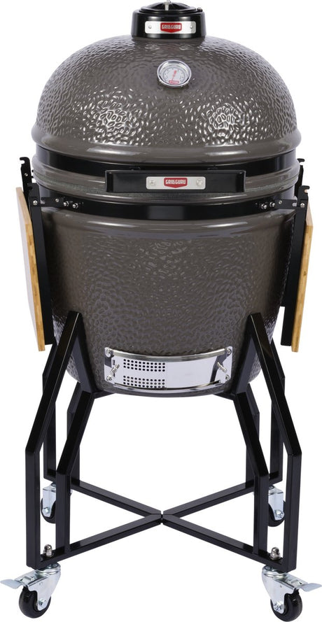 Grill guru kamado barbecue original large ø47cm ø18,5inch - compleet - grijs