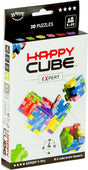 Smartgames happy cube expert - 6 gemarmerde schaumpuzzels in 2d 3d - ultieme breinbreker voor onderweg - vanaf 9 jaar tot volwassen