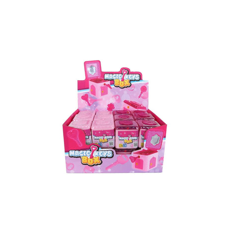 Verrassingsdoosje roze 5 sleutels