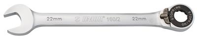 Unior 160 2 steek ringratelsleutel 22