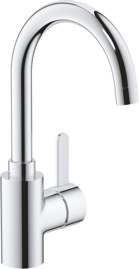 Grohe eurosmart cosmopolitan aquacalibratore wastafelkraan - l-size - push-open waste - chroom