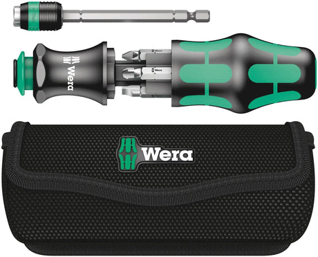 Wera schroevendraaier set kraftform kompakt 25 screwdriver set w.bag kraftform, 8 pcs.