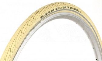 Schwalbe Delta Cruiser Plus Creme 28x1.40 37-622 Refleksjon