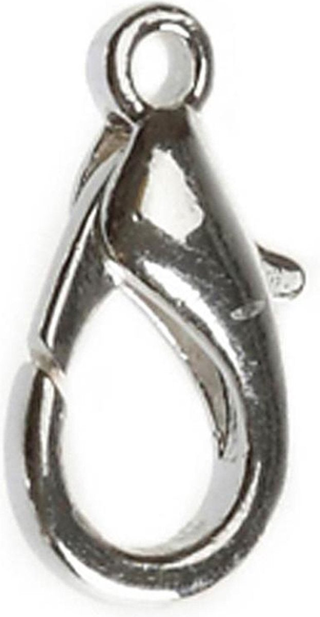 Abi cc karjnsluiting 18 mm zilver 4 stuks