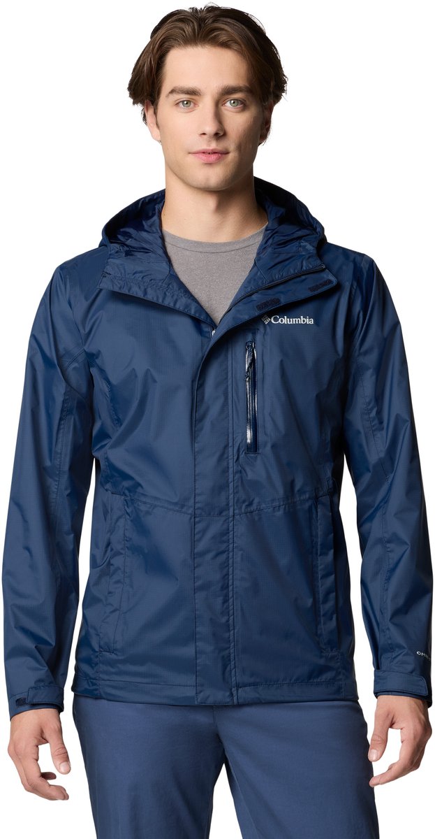 Columbia pouring adventure™ iii jacket heren outdoorjas - blue 2xl